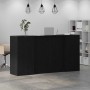 Mostrador de recepción roble negro 200x50x103,5 cm | Foro24.es | Tu tienda online para hogar, jardín y más Foro24.es