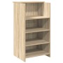 Mostrador de recepción roble sonoma 155x50x103,5 cm