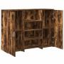 Mostrador de recepción roble ahumado 135x50x103,5 cm de , Escritorios - Ref: Foro24-3324191, Precio: 234,34 €, Descuento: %