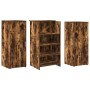 Mostrador de recepción roble ahumado 135x50x103,5 cm de , Escritorios - Ref: Foro24-3324191, Precio: 234,34 €, Descuento: %