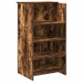 Mostrador de recepción roble ahumado 135x50x103,5 cm de , Escritorios - Ref: Foro24-3324191, Precio: 234,34 €, Descuento: %