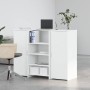 Mostrador de recepción blanco 135x50x103,5 cm madera ingeniería de , Escritorios - Ref: Foro24-3324187, Precio: 270,12 €, Des...