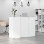 Mostrador de recepción blanco 135x50x103,5 cm madera ingeniería de , Escritorios - Ref: Foro24-3324187, Precio: 270,12 €, Des...