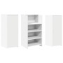 Mostrador de recepción blanco 135x50x103,5 cm madera ingeniería de , Escritorios - Ref: Foro24-3324187, Precio: 270,12 €, Des...
