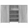 Mostrador de recepción sonoma gris 155x50x103,5 cm de , Escritorios - Ref: Foro24-3324201, Precio: 286,17 €, Descuento: %