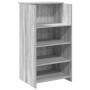 Mostrador de recepción sonoma gris 155x50x103,5 cm de , Escritorios - Ref: Foro24-3324201, Precio: 286,17 €, Descuento: %