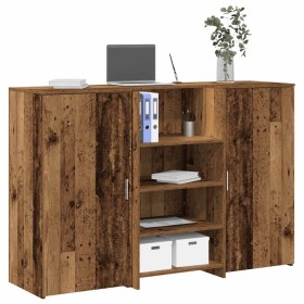 Mostrador de recepción madera vieja 155x50x103,5 cm de , Escritorios - Ref: Foro24-3324203, Precio: 279,97 €, Descuento: %