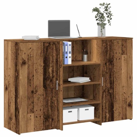 Mostrador de recepción madera vieja 155x50x103,5 cm de , Escritorios - Ref: Foro24-3324203, Precio: 279,97 €, Descuento: %