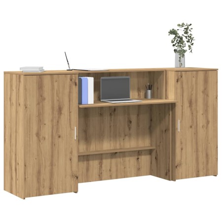 Mostrador de recepción roble artisian 200x50x103,5 cm | Foro24.es | Tu tienda online para hogar, jardín y más Foro24.es