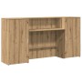 Mostrador de recepción roble artisian 200x50x103,5 cm | Foro24.es | Tu tienda online para hogar, jardín y más Foro24.es