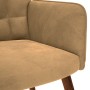 Sillón de relax de terciopelo marrón de , Sillones - Ref: Foro24-4016818, Precio: 99,89 €