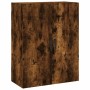 Aparador alto madera contrachapada roble ahumado 69,5x34x180 cm | Foro24.es | Tu tienda online para hogar, jardín y más Foro24.es