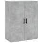 Aparador alto madera contrachapada gris hormigón 69,5x34x180 cm de , Aparadores - Ref: Foro24-3195967, Precio: 173,10 €, Desc...
