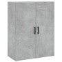 Aparador alto madera contrachapada gris hormigón 69,5x34x180 cm | Foro24.es | Tu tienda online para hogar, jardín y más Foro24.es