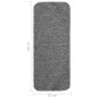 Stair mats 15 units gray rectangular 60x25 cm by vidaXL, Stair mats - Ref: Foro24-340396, Price: 41,03 €, Discount: %