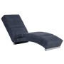Diván de masaje de piel de ante artificial gris de , Divanes - Ref: Foro24-281300, Precio: 284,36 €