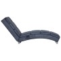 Diván de masaje de piel de ante artificial gris de , Divanes - Ref: Foro24-281300, Precio: 284,36 €