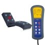 Diván de masaje de piel de ante artificial gris de , Divanes - Ref: Foro24-281300, Precio: 284,36 €