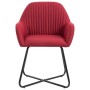 Sillas de comedor 6 unidades tela rojo tinto | Foro24.es | Tu tienda online para hogar, jardín y más Foro24.es