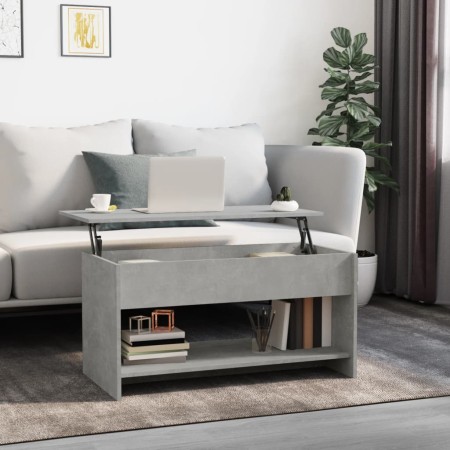 Mesa de centro madera de ingeniería gris hormigón 102x50x52,5cm | Foro24.es | Tu tienda online para hogar, jardín y más Foro24.es