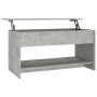 Mesa de centro madera de ingeniería gris hormigón 102x50x52,5cm | Foro24.es | Tu tienda online para hogar, jardín y más Foro24.es