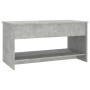 Mesa de centro madera de ingeniería gris hormigón 102x50x52,5cm | Foro24.es | Tu tienda online para hogar, jardín y más Foro24.es