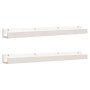 Estantes de pared 2 uds madera maciza de pino blanco 110x12x9cm | Foro24.es | Tu tienda online para hogar, jardín y más Foro24.es
