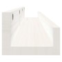 Estantes de pared 2 uds madera maciza de pino blanco 110x12x9cm | Foro24.es | Tu tienda online para hogar, jardín y más Foro24.es
