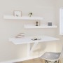 Estantes de pared 2 uds madera maciza de pino blanco 110x12x9cm | Foro24.es | Tu tienda online para hogar, jardín y más Foro24.es