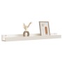 Estantes de pared 2 uds madera maciza de pino blanco 110x12x9cm | Foro24.es | Tu tienda online para hogar, jardín y más Foro24.es