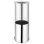 Cubo de basura para hotel de acero inoxidable 32 L de , Cubos de la basura y papeleras - Ref: Foro24-51094, Precio: 82,85 €