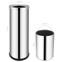 Cubo de basura para hotel de acero inoxidable 32 L de , Cubos de la basura y papeleras - Ref: Foro24-51094, Precio: 82,85 €