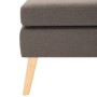 Reposapiés de tela gris taupe de , Otomanas - Ref: Foro24-288741, Precio: 91,36 €