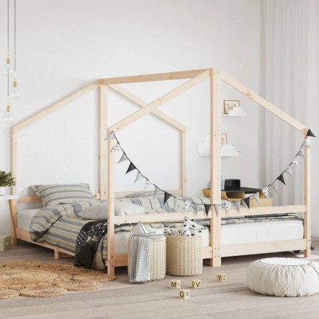 Estructura de cama de niños madera maciza de pino 2x(90x200) cm | Foro24.es | Tu tienda online para hogar, jardín y más Foro24.es