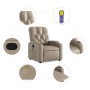 Sillón de masaje reclinable cuero sintético color capuchino de , Sillones - Ref: Foro24-372516, Precio: 234,12 €