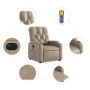 Sillón reclinable de masaje eléctrico cuero sintético capuchino | Foro24.es | Tu tienda online para hogar, jardín y más Foro24.es