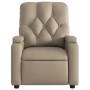Sillón reclinable de masaje eléctrico cuero sintético capuchino | Foro24.es | Tu tienda online para hogar, jardín y más Foro24.es