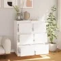 Sideboard 2 pcs solid white pine wood 32x34x75 cm by vidaXL, Sideboards - Ref: Foro24-813368, Price: 87,76 €, Discount: %