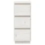 Sideboard 2 Stück aus massivem weißem Kiefernholz 32x34x75 cm von vidaXL, Sideboards - Ref: Foro24-813368, Preis: 87,76 €, Ra...