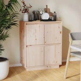 Solid pine wood sideboard 60x34x75 cm by vidaXL, Sideboards - Ref: Foro24-813375, Price: 72,19 €, Discount: %