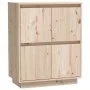 Aparador de madera maciza de pino 60x34x75 cm de vidaXL, Aparadores - Ref: Foro24-813375, Precio: 72,19 €, Descuento: %