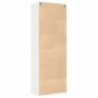 Armario de madera de ingeniería blanco 80x42,5x225 cm