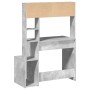 Escritorio de estantes contrachapada gris hormigón 100x45x140cm | Foro24.es | Tu tienda online para hogar, jardín y más Foro24.es