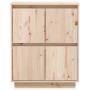 Aparador de madera maciza de pino 60x34x75 cm de vidaXL, Aparadores - Ref: Foro24-813375, Precio: 74,97 €, Descuento: %