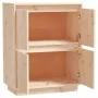 Aparador de madera maciza de pino 60x34x75 cm de vidaXL, Aparadores - Ref: Foro24-813375, Precio: 72,19 €, Descuento: %