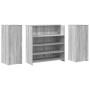 Mostrador de recepción sonoma gris 180x50x103,5 cm | Foro24.es | Tu tienda online para hogar, jardín y más Foro24.es