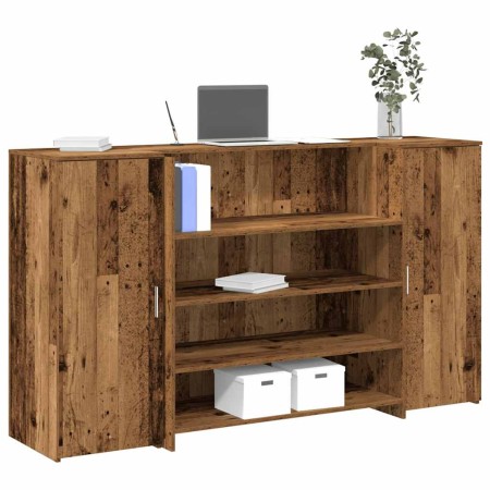 Mostrador de recepción madera vieja 180x50x103,5 cm | Foro24.es | Tu tienda online para hogar, jardín y más Foro24.es