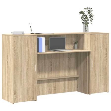 Mostrador de recepción roble sonoma 180x50x103,5 cm de , Escritorios - Ref: Foro24-3324207, Precio: 264,02 €, Descuento: %
