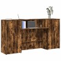 Mostrador de recepción roble ahumado 200x50x103,5 cm de , Escritorios - Ref: Foro24-3324218, Precio: 283,97 €, Descuento: %