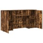 Mostrador de recepción roble ahumado 200x50x103,5 cm de , Escritorios - Ref: Foro24-3324218, Precio: 283,97 €, Descuento: %
